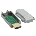 изображение HDMI-MV2.0 / штекер с металлическим корпусом, серый